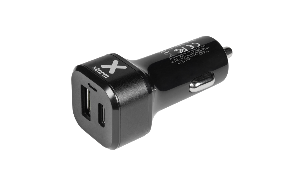 48W Car charger Pro - USB-C + USB-A