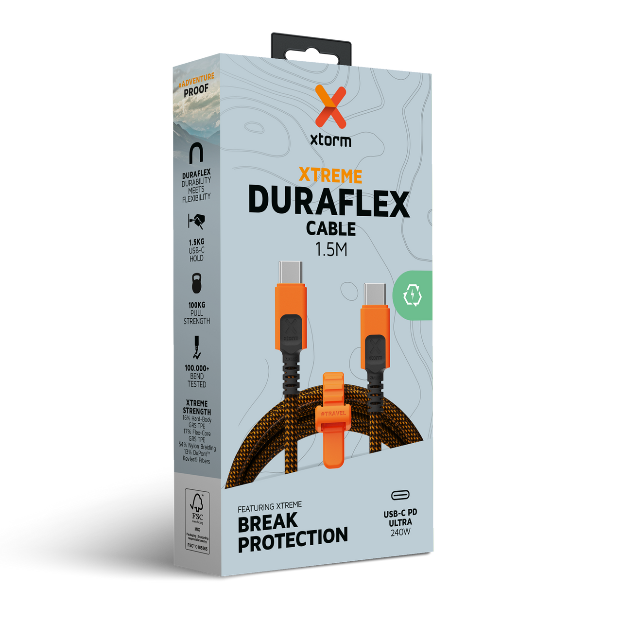 Xtreme Cable USB-C PD Ultra 240W 1,5m