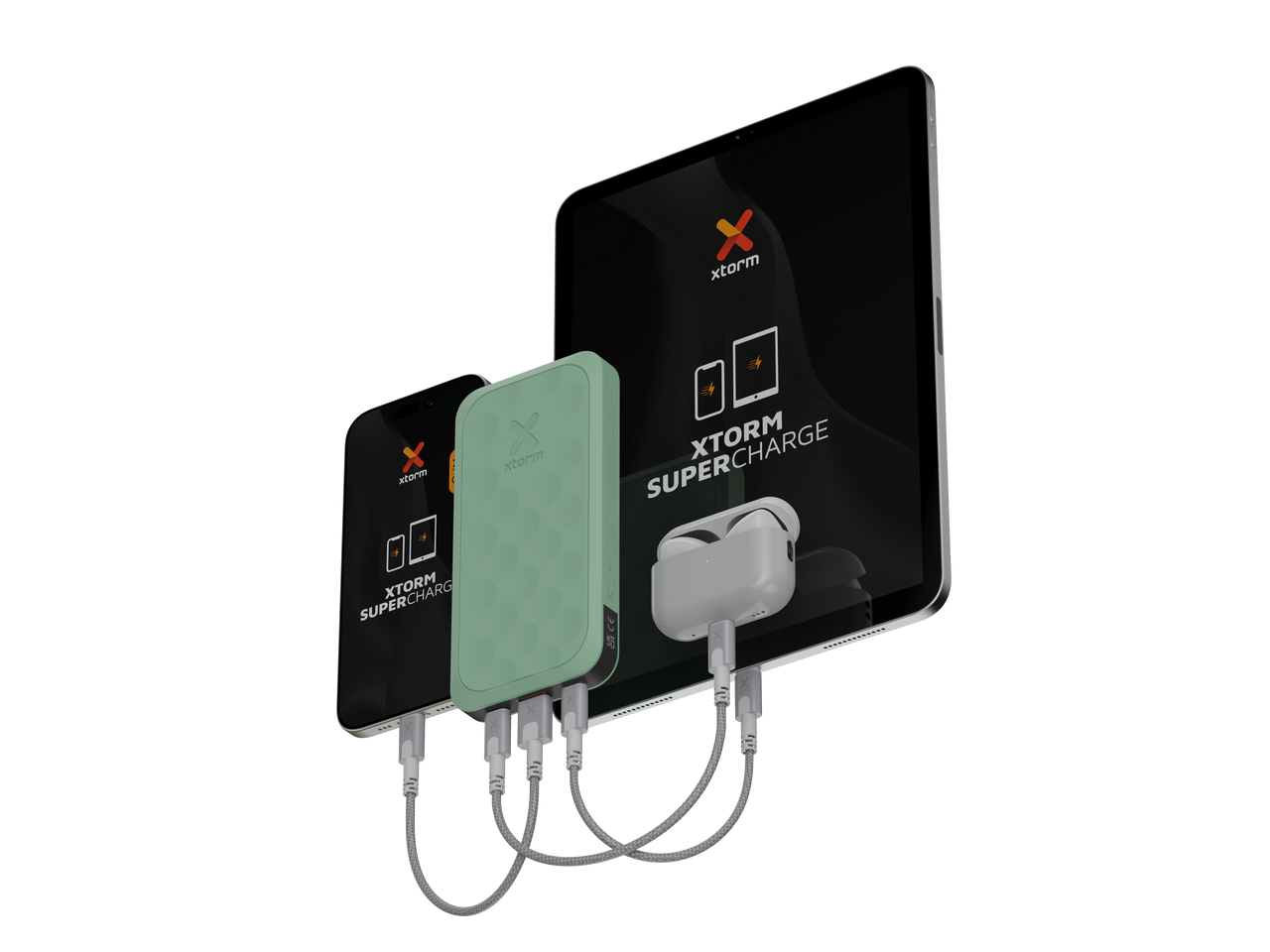 Power bank 20W - 10.000 mAh - Fuel Series 5 - Sage Green