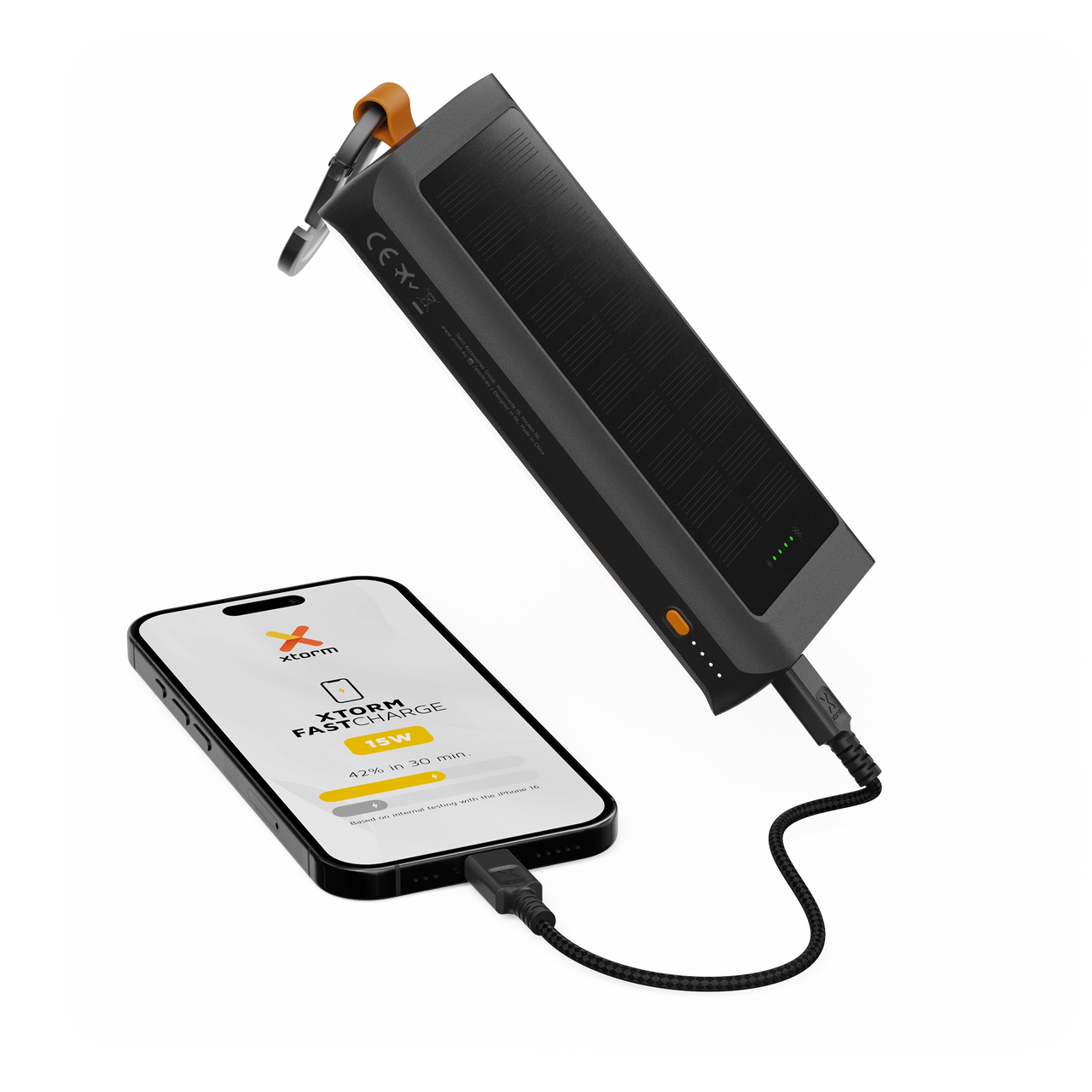 Go2 Power Bank Solar Panel and Flashlight 10.000 mAh - 15W
