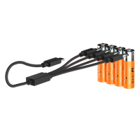 Thumbnail for Rechargeable AA Batteries with USB-C - 4 Pack