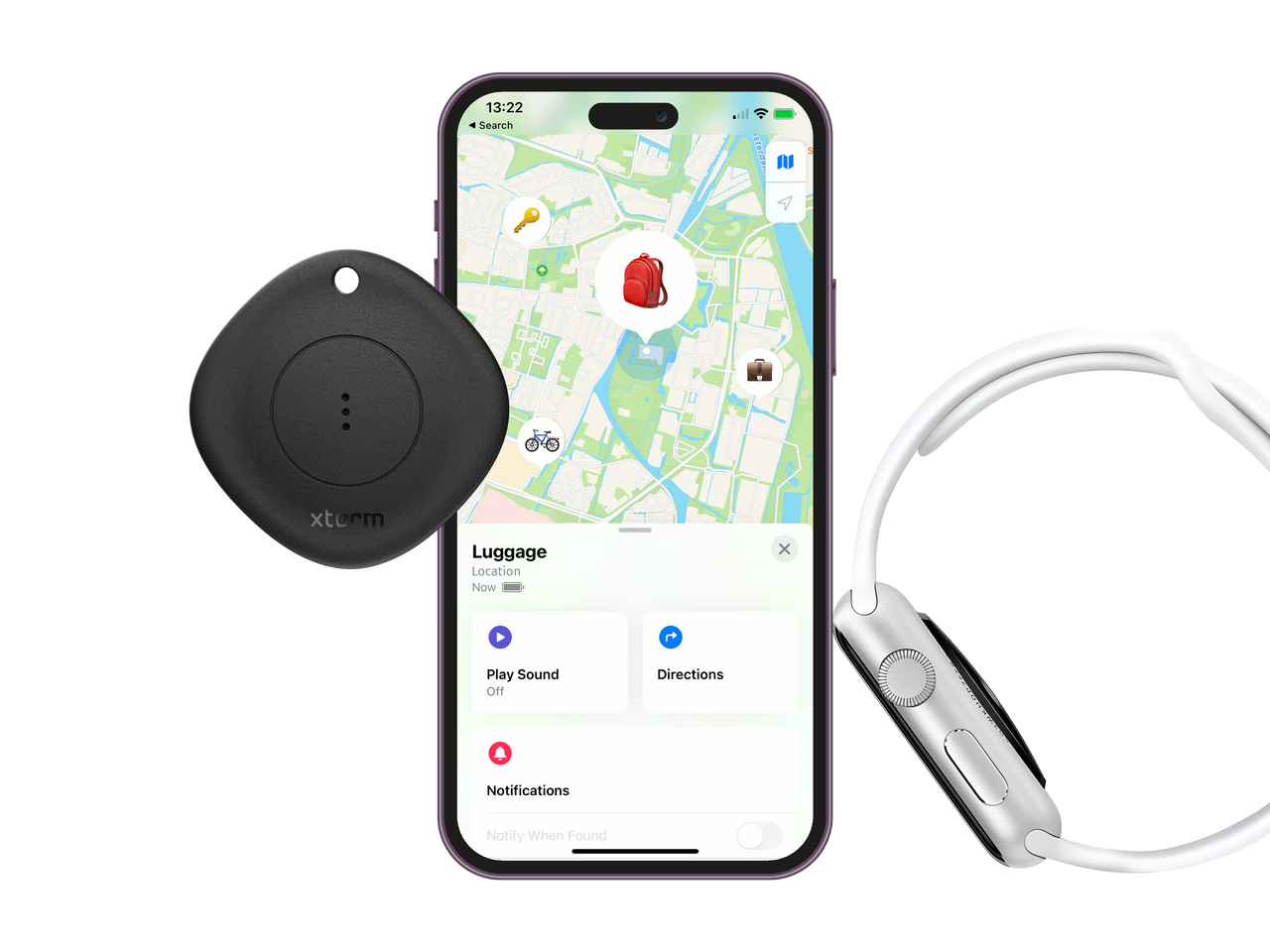 TravelTag - Location Tracker - 3 Pack
