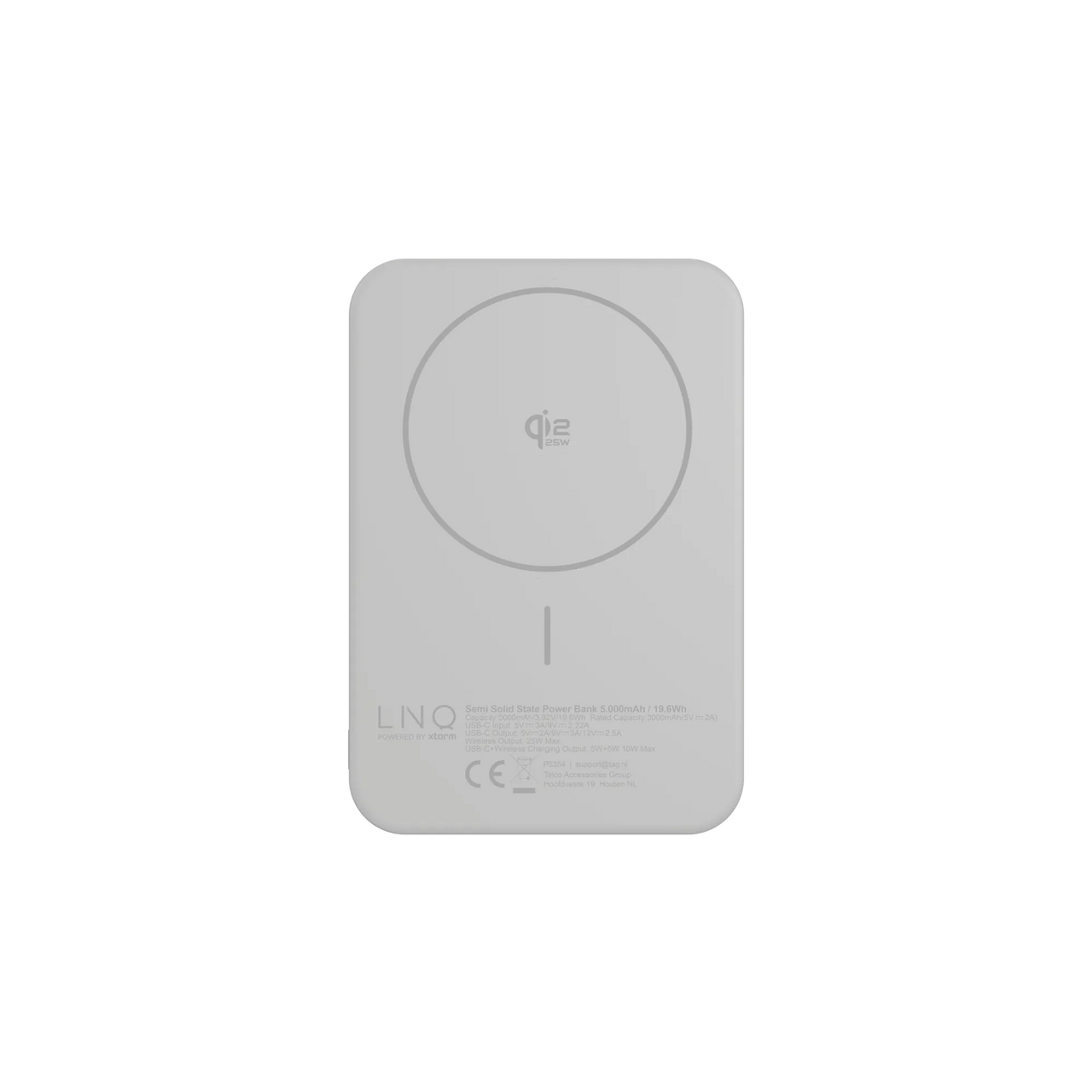 LINQ Semi-solid State Magnetic Power bank 5.000