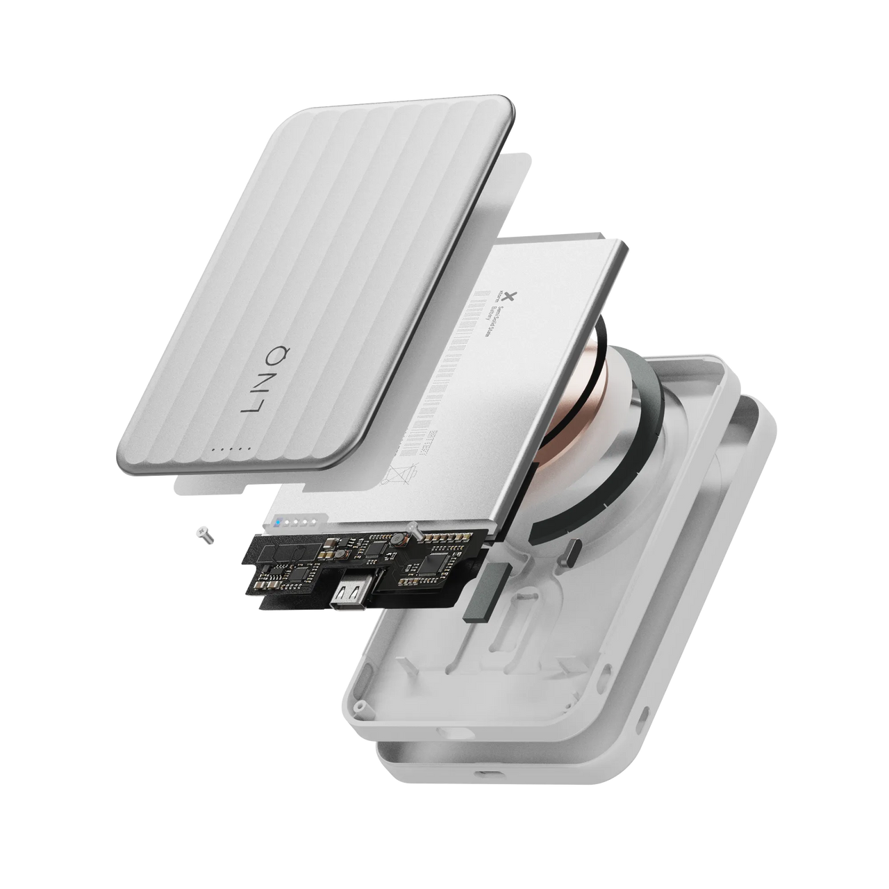 LINQ Semi-solid State Magnetic Power bank 5.000
