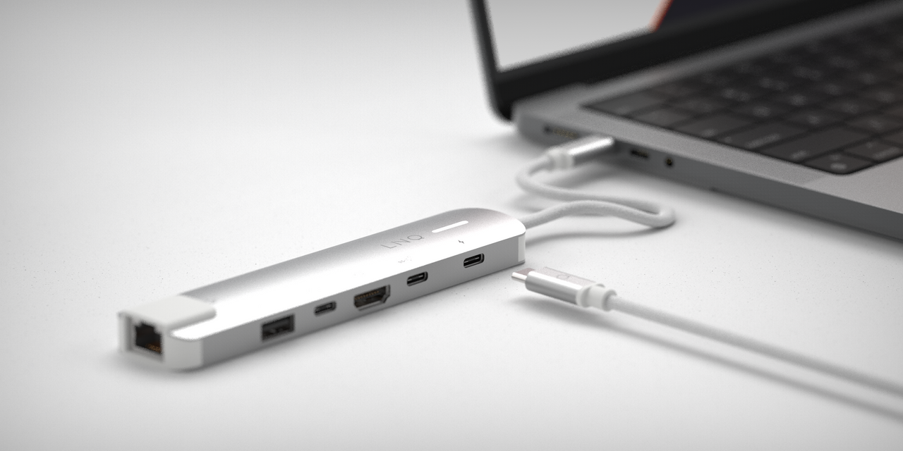 LINQ 6in1 PRO USB-C Multiport Hub 140W