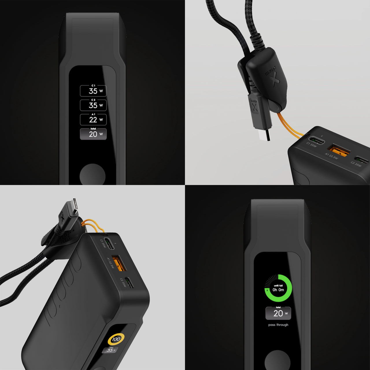 NextGen Powerbank 35W - 10,000 mAh - Midnight Black