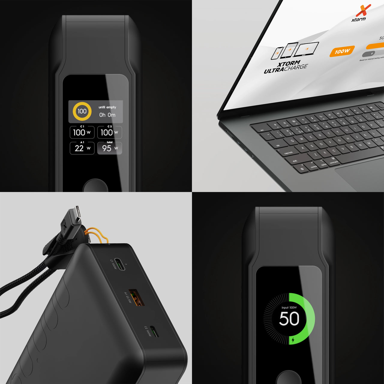 NextGen Powerbank 100W - 60,000 mAh - Midnight Black