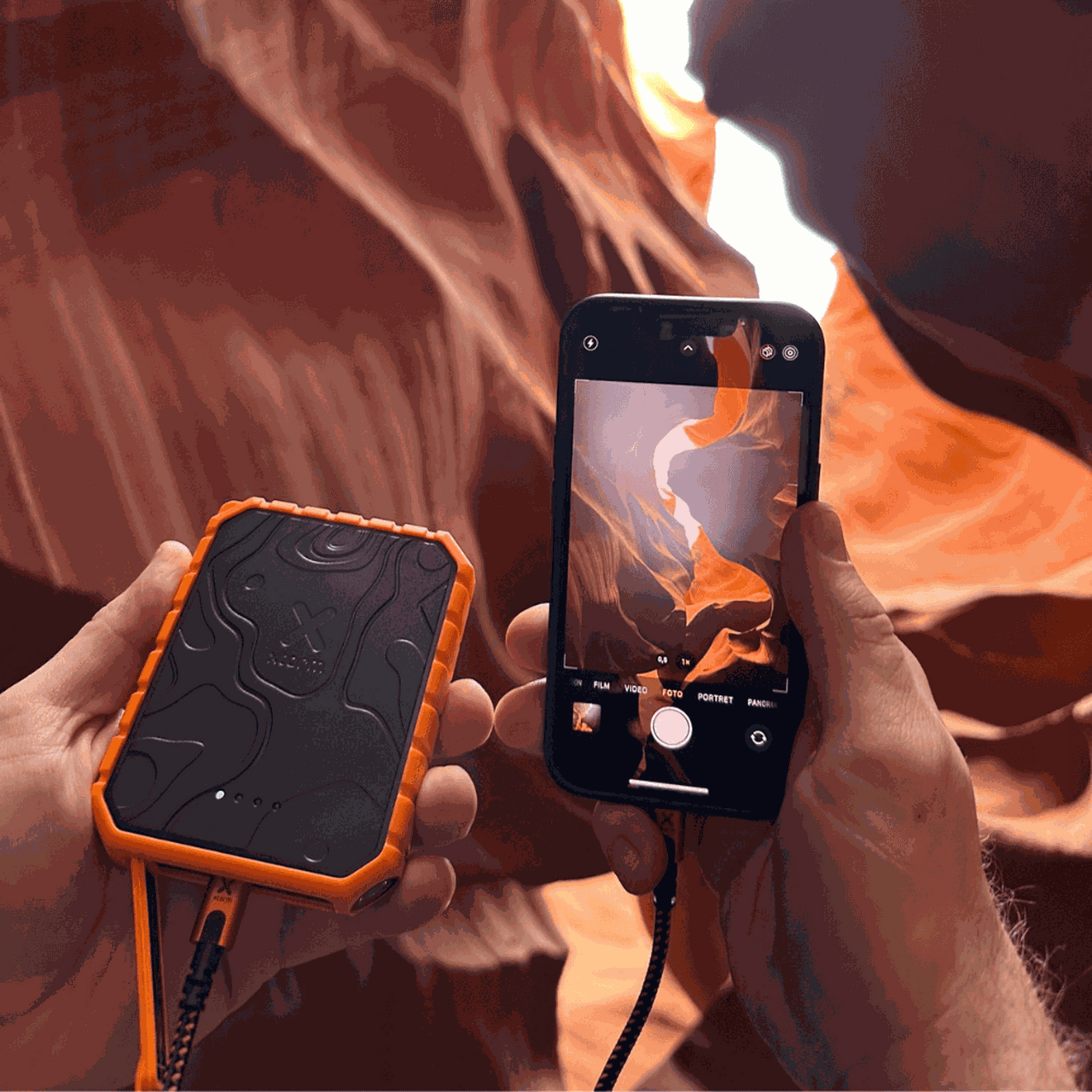 Xtreme Power Bank Rugged 20W - 10.000 mAh - Outdoor - Waterproof with Flashlight - Quick Charge 3.0
