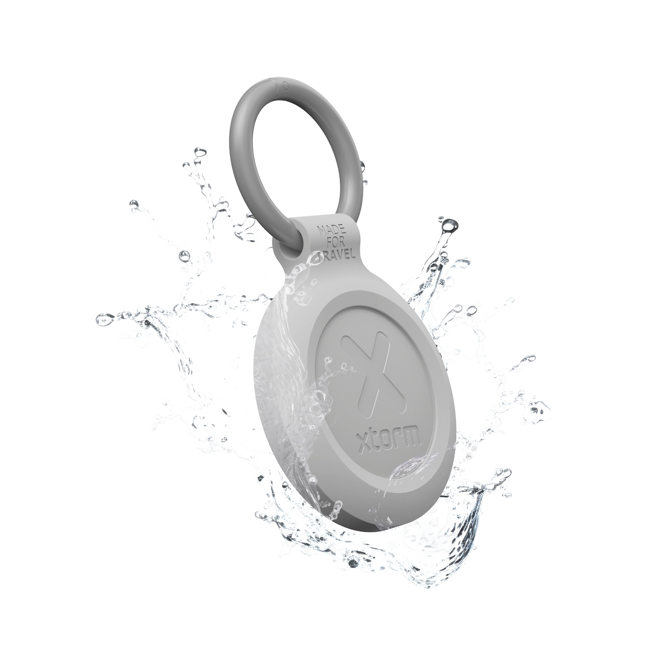 TravelTag for iPhone (iOS) - Water-resistant - Ash White